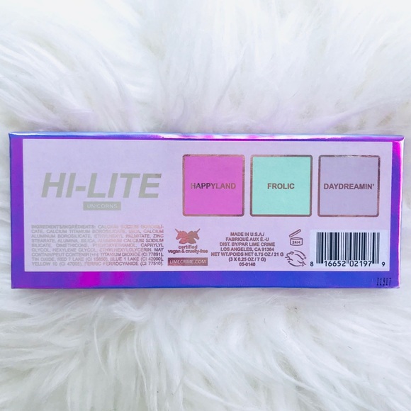 NEW Lime Crime Unicorn Hi-Lite Highlighter Palette - Picture 5 of 7